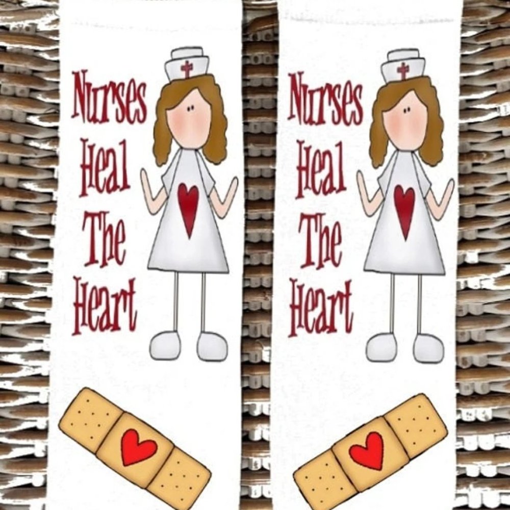 Adult Dress Ankle Socks Nurses Heal The Heart
